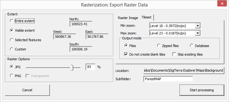 ExportRaster-Tileset