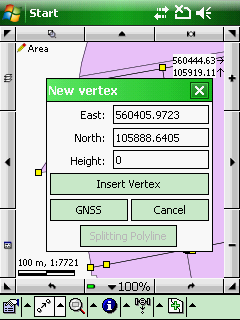 NewVertexDisplayed