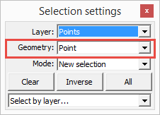 SelectByPoint