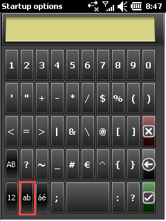 Startup_options-Input-Special_characters