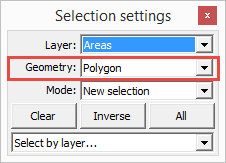 SelectByPolygon